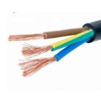 Cabtyre 0.5mm 3 Core Black/White