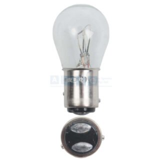 Globe Double Contact 21w/4w 12v 150 Deg P21/4w Baz15d 12v Clear