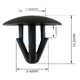 Panel Clip Button 4/2