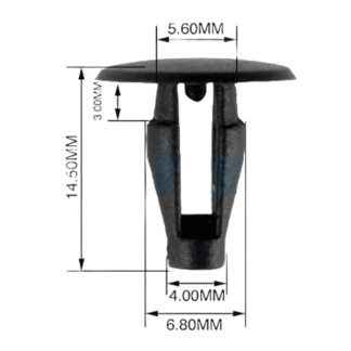 Panel Clip 5.6-6.8mm 4/4