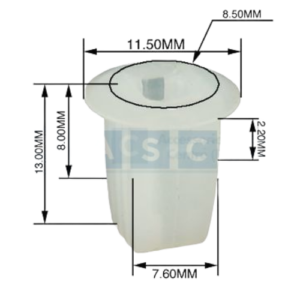 Panel Clip Screw Saddle 8mm 6/8