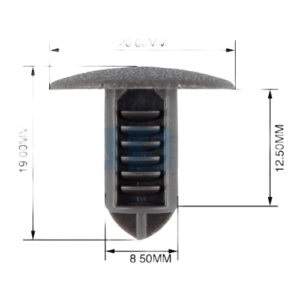 Panel Clip 8.5mm 4/10