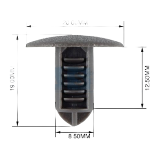 Panel Clip 8.5mm 4/10