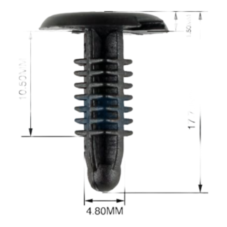 Panel Clip speed Clip 4.8mm 4/11