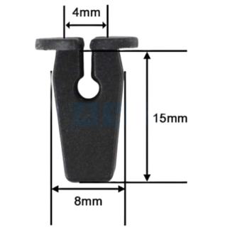 Panel Clip Screw Saddle VW 6/19