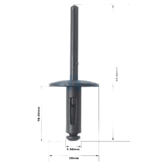 Panel Clip Rivet 5.5x18 2/32