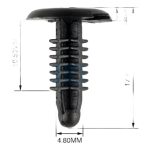 Panel Clip 4.8mm Button 4/11