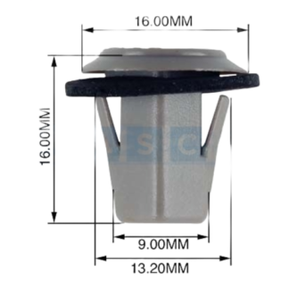 Panel Clip Screw Saddle 10-12mm 6/2