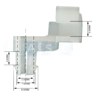 Panel Clip RH Rod 5mm 7/8R